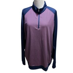 Holderness & Bourne performance tailored fit quarter-zip pullover Size XL